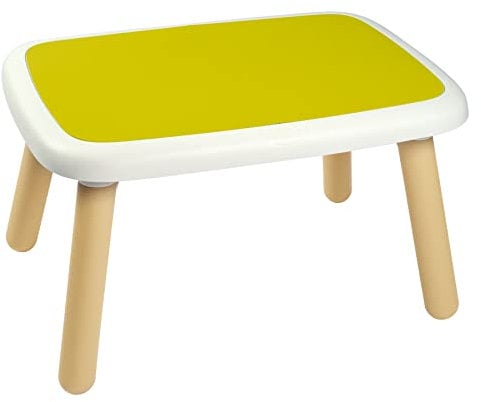 Smoby - Kid Tisch Lime - Stylischer Design-Kindertisch der Kid-Möbellinie, ideal für In- und Outdoor, mit UV-stabiler Kunststoff und stabilen Tischbeinen, ab 18 Monaten