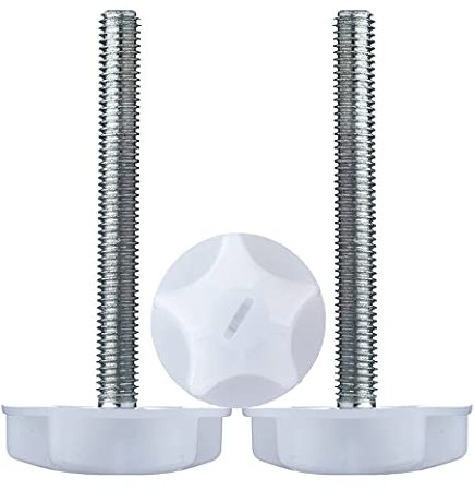 Just Accessories M8 HEADBOARD BOLTS SCREWS WITH FITTED WASHERS FIXINGS FOR DIVAN BED Ottoman 50mm/90mm (4, M8 X 90mm)