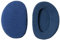 OYUEGE Bandlose Ohrenschützer für Damen und Herren, weiche Fleece-Ohrwärmer, dicke Winter-Ohrenschützer, Farbe-Blau, One size