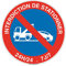 AUA SIGNALETIQUE - Panneau De Signalisation Circulaire en PVC 1.5 mm (Ø 290 mm, Stationnement Interdit 24H)