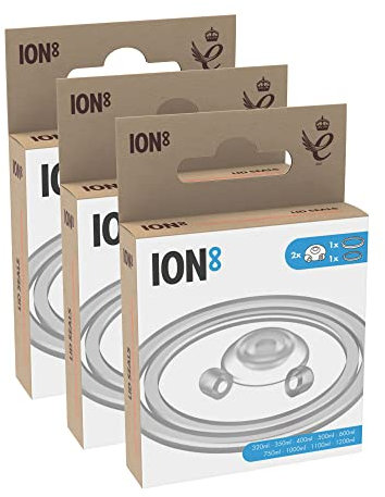 Ion8 Leak Proof Replacement Water Bottle 1.0 & 2.0 Seals FAMILY PACK