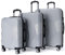 VERTICAL STUDIO 20 24 28 Koffer Reisekoffer 3er-Set Trolley Mehrteilig mit Ziffern Kofferschloss aus Kunststoff (ABS) Vier Rollen (Silber Stavanger)