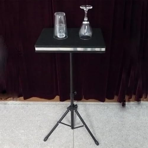 Glasbrecher Tisch und Münze in Glas - Fernbedienung Zwei in Einem Zaubertricks Magier Magier Tisch Bühne Illusionen Gimmicks Mentalismus Requisiten