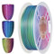 CC3D Seide Dreifarbig Farbe PLA Filament Seide Blau/Gelb/Lila Filament PLA 3D Drucker Filament 1,75mm 1KG Koextrusion Filament PLA Glänzend Metallisch Filament Seide PLA Filament Blau Gelb Lila 3 in 1