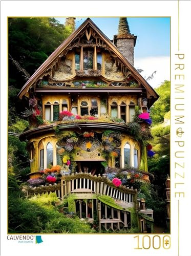 CALVENDO Puzzle Waldvilla II | 1000 Teile Lege-Größe 64 x 48 cm Foto-Puzzle für glückliche Stunden