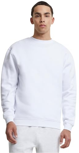 Urban Classics Herren Sweatshirt Crewneck Fleece-Sweatshirt, lässiges Sweatshirt für Männer, Loose Fit, erhältlich in vielen Farbvarianten, Größen S-5XL