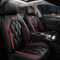 muchway Sitzbezüge Auto Leder kompatibel mit Mazda für CX-5 CX5 2013-2024 Vordersite und Rücksitze Sitzbezügesets Sitzbezüge & Auflagen zubehör Innenraum (mh109 Schwarz