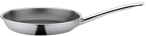 Spring VULCANO Bratpfanne CUT RESIST PURE 32 cm, Antihaftbeschichtung | Wabenstruktur, mineralische Antihaftbeschichtung, metallwendergeeignet, backofenfest, induktionsgeeignet, langlebig