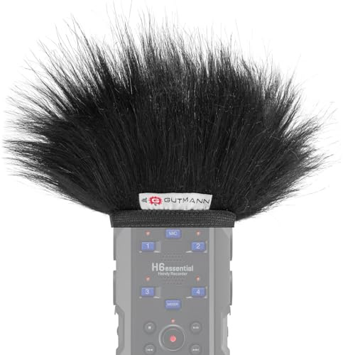 Gutmann Mikrofon Windschutz Fell für Zoom H6essential Handgefertigt in Deutschland