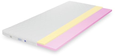 TULENA Ortho Matratzentopper 150 x 190 cm 5cm hoch Matress Topper 150x190 für Boxspringbett. Schlafsofa. Gästebett mit Latex für Allergiker