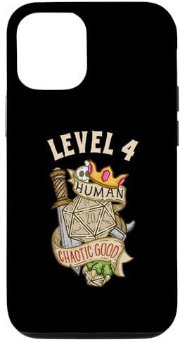 Hülle für iPhone 15 Pro Level 4 Human Chaotic Guter RPG-Gamer Herren Jungen Kinder