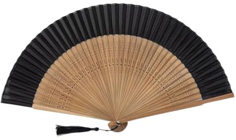 manual fan,folding hand fans, Leopard Print Blossom Print Folding Hand Fans Flower Print Vintage Fan White Polyester Fans Summer Girls Dancing Fan Handheld Fans (Color : F) (Color : E)
