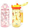 wooshwa Gourde Enfant avec Paille, Anti-Fuite, Étanche, 600 ml Bouteille Enfant sans BPA, Verrouillage Sécurisé, Bouteilles d'eau pour Maternelle l'école Sport, Lot de 2, Licorne & Animaux
