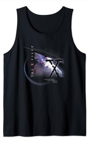 X-Files Jose Chung's From Outer Space Alien Big Chest Poster Tank Top