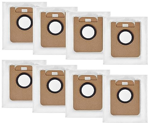 Fhkpsqkcn Lot de 8 sacs poubelle lavables compatibles avec D10 Plus D10s Plus