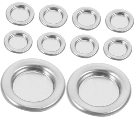 GARVALON 10pcs Tower Incense Tray Incense Cones Holder Tower Burner Incent Stick Holder Insence Burner Tray Small Decorative Cone Aluminum Alloy Silver