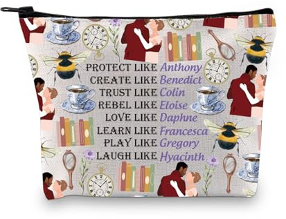 Bridge-inspirierte Make-up-Tasche Dearest Gentle Reader, TV-Show-Fanbuch-Serie, Kosmetiktasche, Protect Like Anthony 3uk, modisch