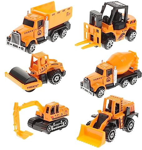 Générique 1 Jeu de Voiture pour Enfants Toys vehicule de Chantier Toys for playmobile Voiture de Construction Camion d'ingénierie de Construction Yellow