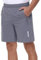 Rvinroo Sport Shorts Herren Schnelltrocknende Training Herren Gym Bodybuilding lässige Shorts Basketball Atmungsaktive Laufshorts mit Reißverschlusstasche Grey L