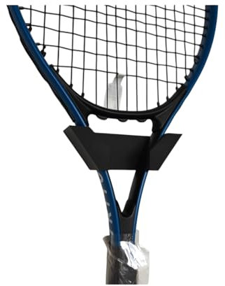 Wandhalterung für Tennisschläger (2er-Set) – einfache Installation (Installation mit doppelseitigem Klebeband)