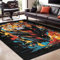 bamyum Lions Gamer Bedruckter Teppich Chenille-Druck Maschinell Hergestellt für Spielzimmer, Gamer-Teppiche für Schlafzimmer, Videospiel Waschbarer Gaming Teppich 80x150