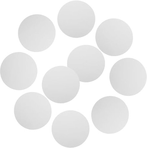 TOPBATHY 100pcs Aluminum Foil Cap Liner for Bottle Lid Tamper Resistant Sealing Gasket for Water Bottle Seal and