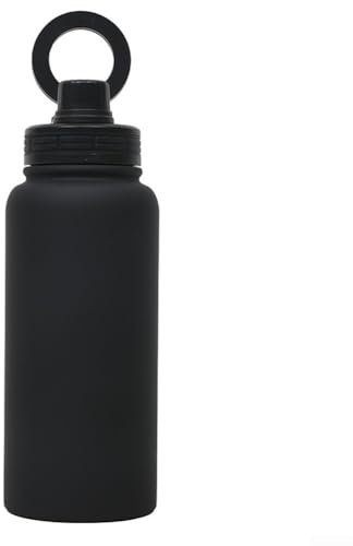 Borraccia isolata dal design intelligente, viene fornita con un unico supporto magnetico per il tuo smartphone (nero)