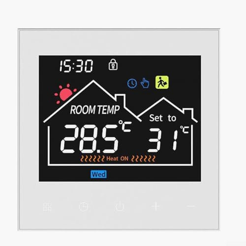 Smart For Underfloor Heating Thermostat with Remote Access and Touch Control for (3A Water)
