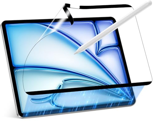 Pnakqil Magnetisch Papier Folie für iPad Air 11 Zoll M3/M2 (2025/2024),Matte Papierfolie Schutzfolie Displayschutz Paper Feel Blendfrei Film zum Zeichnen Schreiben,Abnehmbar & Wiederverwendbar,1 Stück