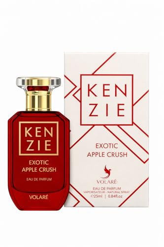 Mini Volare Kenzie Exotic Apple Crush 25 ml | fruchtiger und blumiger Duft mit Apfel, roten Früchten, Jasmin | Eau de Parfum für Damen | Reise Kabine, Handtasche, einfach mitzunehmen