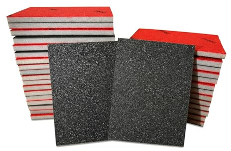 Schleifschwämme Set 24 Stück 180–3000 Körnung Nass-Trocken Schleifschwämme, Flexible professionelle Schleifpads, Schleifpapier Schwämme für Holz, Metall, Lack, Spachtelmasse, Auto Karosserie Polieren