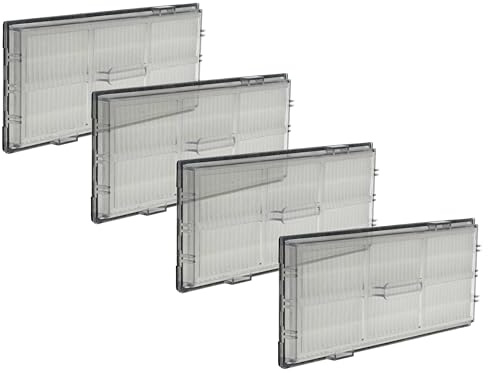 vhbw 4x HEPA-Filter kompatibel mit Roborock S8, S6, S5, S7, S7 maxV Ultra, S8 Pro Saugroboter - Luftfilter