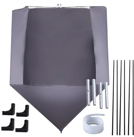 Kit de de limpieza de CA impermeable con desagüe – de mantenimiento universal para aire acondicionado con cobertura completa, protección contra el polvo, accesorios de limpieza para