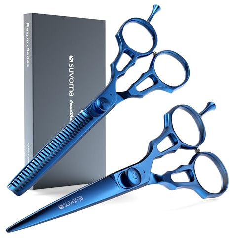 Kit Ciseaux Coiffure Professionnel 5.5 Ciseaux Desepaississant Cheveux Coupe Fourche Cheveux Ciseaux Coiffeur Professionnel, Ciseaux Barbe Homme Ciseaux Cheveux Ciseau Coiffeur Accessoire Cheveux
