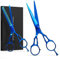 Suvorna 5,5 zoll haarschere friseurschere - haarschneideschere set - hair cutting scissors -barber scissors - friseur schere - Ausdünnen Schere. Exklusiv für Damen/Herren, Salongebrauch (2-teilige)