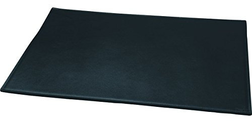 Alassio 52000 Schreibtischunterlage, Lederunterlage 65 x 45 cm, Unterlage rutschfest, Hergestellt aus echtem Leder, Schreibunterlage, Arbeitsunterlage, Businessunterlage, Bastelunterlage, schwarz