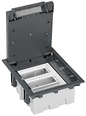 Simon 52050003-035 - Bodenbox, 70 mm, 3 Mod, Grau