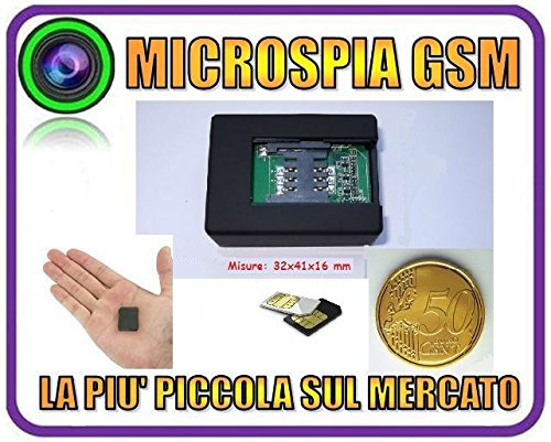 AntDau71 - Microspia Bug GSM Miniature Original - VOX activation Vocale Audio Excellent
