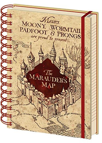 AMBROSIANA Quaderno a righe A5 Harry Potter The Marauders Map