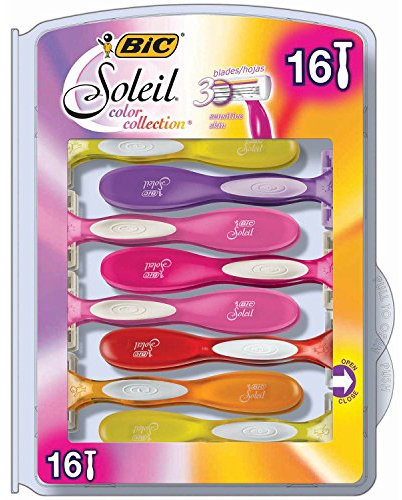 BIC 580068 Soleil Color Collection Razors