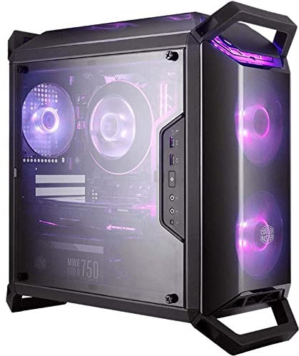 Cooler Master MasterBox Q300P PC Gehäuse 'Micro-ATX, Mini-ITX, RGB LED, Seitenfenster' MCB-Q300P-KANN-S02