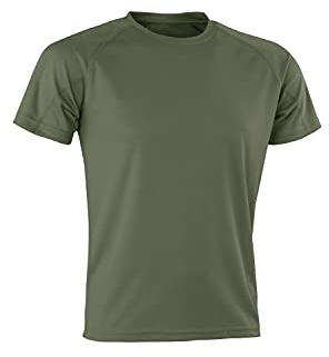 Spiro Performance Aircool Herren-T-Shirt, langärmelig M Combat