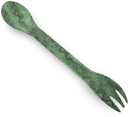 Kupilka Spork 225 - Long Outdoor Fork - Outdoor Crockery made of Organic Material - Recyclable, Green