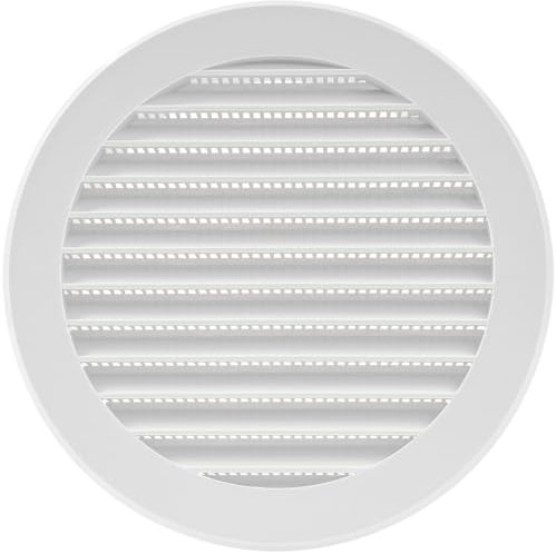 Vent Systems - Cubierta de ventilación para rejilla de ventilación 125mm, color blanco