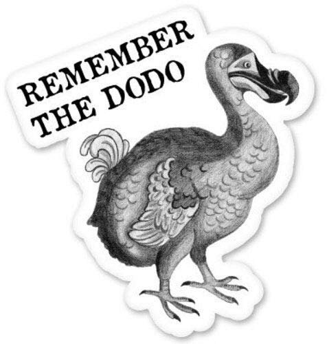 15cm! Klebe-Folie Wetterfest Made-IN-Germany Erinnern an Dodo L1738 UV&Waschanlagenfest Auto-Aufkleber Sticker Decal