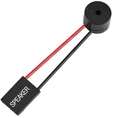 10pcs Altavoces de placa base Enchufe Conector de altavoz de zumbador de 4 pines, Piezas de reparación de la computadora del altavoz Zumbador para PC de escritorio Caja de placa base de computadora Be