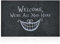 AOAOPQ Funny Door Mats Outdoor Welcome Mats Indoor with Natural Rubber Backing,Black Smiley Doormats for Front Back Door Entrance Hallway Garden