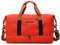 FANDARE Reisetaschen Handgepäck Duffel Tasche Sporttasche Übernachtung Sporttasche Tote Handtasche Damen Herren Weekender Tasche Kliniktasche Schwimmtasche Trainingstasche mit Schuhfach Orange