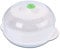 Plastic Heat-Resistant Single-Layer Microwave Steamer With Lid - Vegetable & Rice Cooking