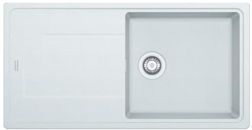 Franke Gemini GMD611WH 1.0 Bowl Tectonite Reversible White Kitchen Sink